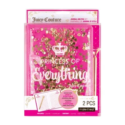 Juicy Couture Princess of Everything Glitter Journal & Pen Set