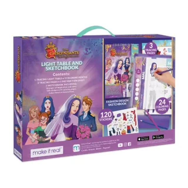 Disney Descendants Royal Wedding: Light Table & Sketchbook Kids' Unisex Multi