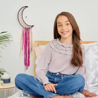Make It Real DIY Lunar Dream Catcher with Lights - Purple Pink & Gold