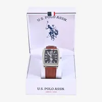 U.S. Polo Assn. Mens Brown Strap Watch Usc50598jc