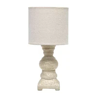 All the Rages Lalia Home Distressed Base Mini Table Lamp