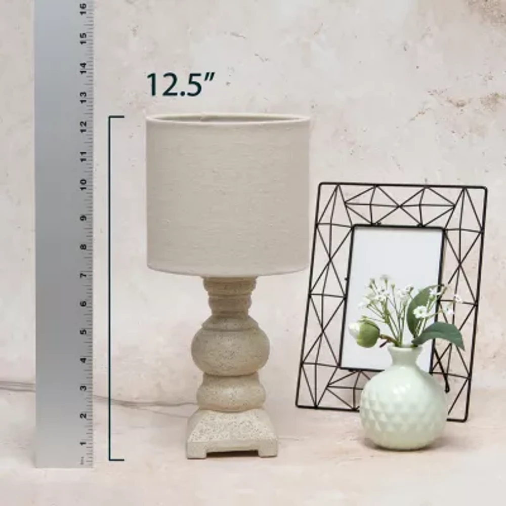 All the Rages Lalia Home Distressed Base Mini Table Lamp