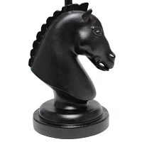 All the Rages Simple Designs Decorative Chess Horse Table Lamp