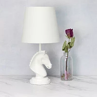 All the Rages Simple Designs Decorative Chess Horse Table Lamp