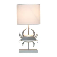 All the Rages Simple Designs Pinching Crab Table Lamp