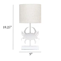 All the Rages Simple Designs Pinching Crab Table Lamp