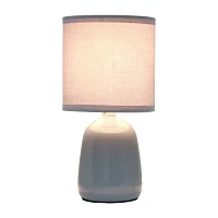 All the Rages Simple Designs Thimble Base Table Lamp