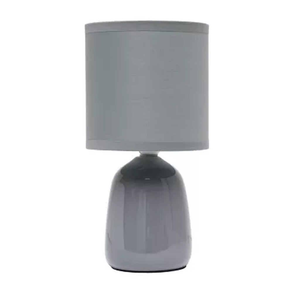 All the Rages Simple Designs Thimble Base Table Lamp