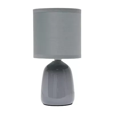 All the Rages Simple Designs Thimble Base Table Lamp