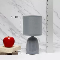 All the Rages Simple Designs Thimble Base Table Lamp