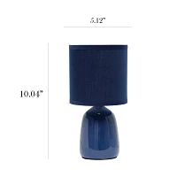 All the Rages Simple Designs Thimble Base Table Lamp