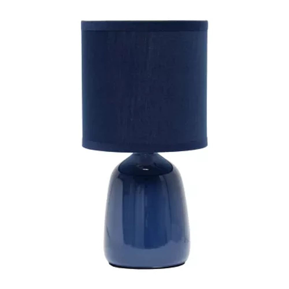 All the Rages Simple Designs Thimble Base Table Lamp