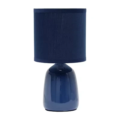 All the Rages Simple Designs Thimble Base Table Lamp