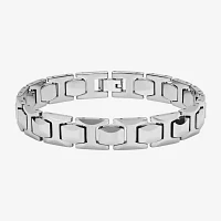 Mens Tungsten Carbide Link Bracelet