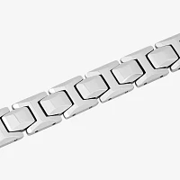 Mens Tungsten Carbide Link Bracelet