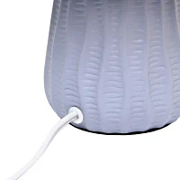 All the Rages Simple Designs Textured Pastel Table Lamp