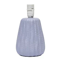 All the Rages Simple Designs Textured Pastel Table Lamp
