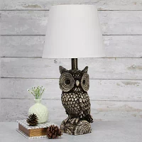 All the Rages Simple Designs Gazing Night Owl Table Lamp
