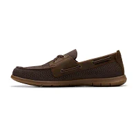 Clarks Mens Flexway Tie Boat Shoes
