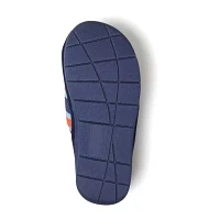Dearfoams Mickey Terry Adjustable Slide Womens Slip-On Slippers