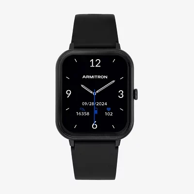 Armitron Connect Unisex Adult Chronograph Black Smart Watch 42-1017dgbk