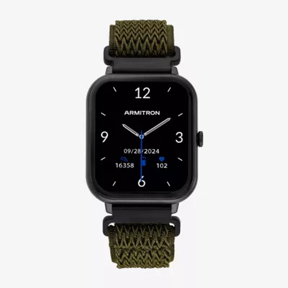 Armitron Connect Unisex Adult Chronograph Green Smart Watch 42-1018dggn