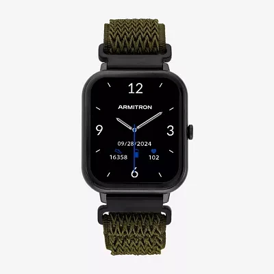 Armitron Connect Unisex Adult Chronograph Green Smart Watch 42-1018dggn