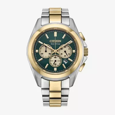 Citizen Mens Chronograph Two Tone Stainless Steel Bracelet Watch Ca4684-54x