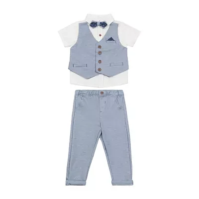 Little Lad Baby Boys 3-pc. Pant Set