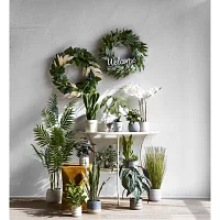 Linden Street 16.5in White Philodendron Artificial Plant