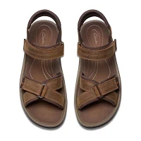 Clarks Mens Wesley Shore Adjustable Strap Flat Sandals