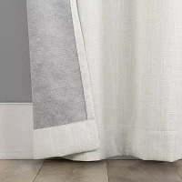Sun Zero Aldwin Grommet Top Energy Saving 100% Blackout Single Curtain Panels