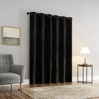 Sun Zero Isidora Grommet Top Energy Saving 100% Blackout Single Curtain Panels