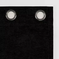 Sun Zero Isidora Grommet Top Energy Saving 100% Blackout Single Curtain Panels
