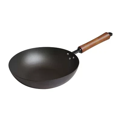 Joyce Chen Classic Series Pre-Seasoned Carbon Steel 9.5" Stir Fry Pan