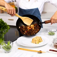 Joyce Chen Classic Series Pre-Seasoned Carbon Steel 9.5" Stir Fry Pan
