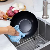 Joyce Chen Classic Series Carbon Steel Ceramic 9.5" Stir Fry Pan