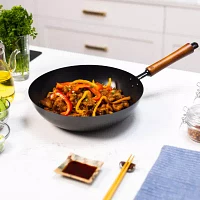 Joyce Chen Classic Series Carbon Steel Ceramic 12" Stir Fry Pan