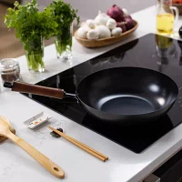 Joyce Chen Classic Series Carbon Steel Ceramic 12" Stir Fry Pan