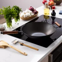 Joyce Chen Classic Series Pre-Seasoned Carbon Steel 14" Stir Fry Pan