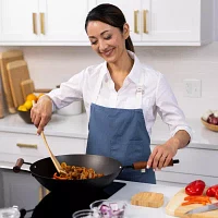 Joyce Chen Classic Series Pre-Seasoned Carbon Steel 14" Stir Fry Pan