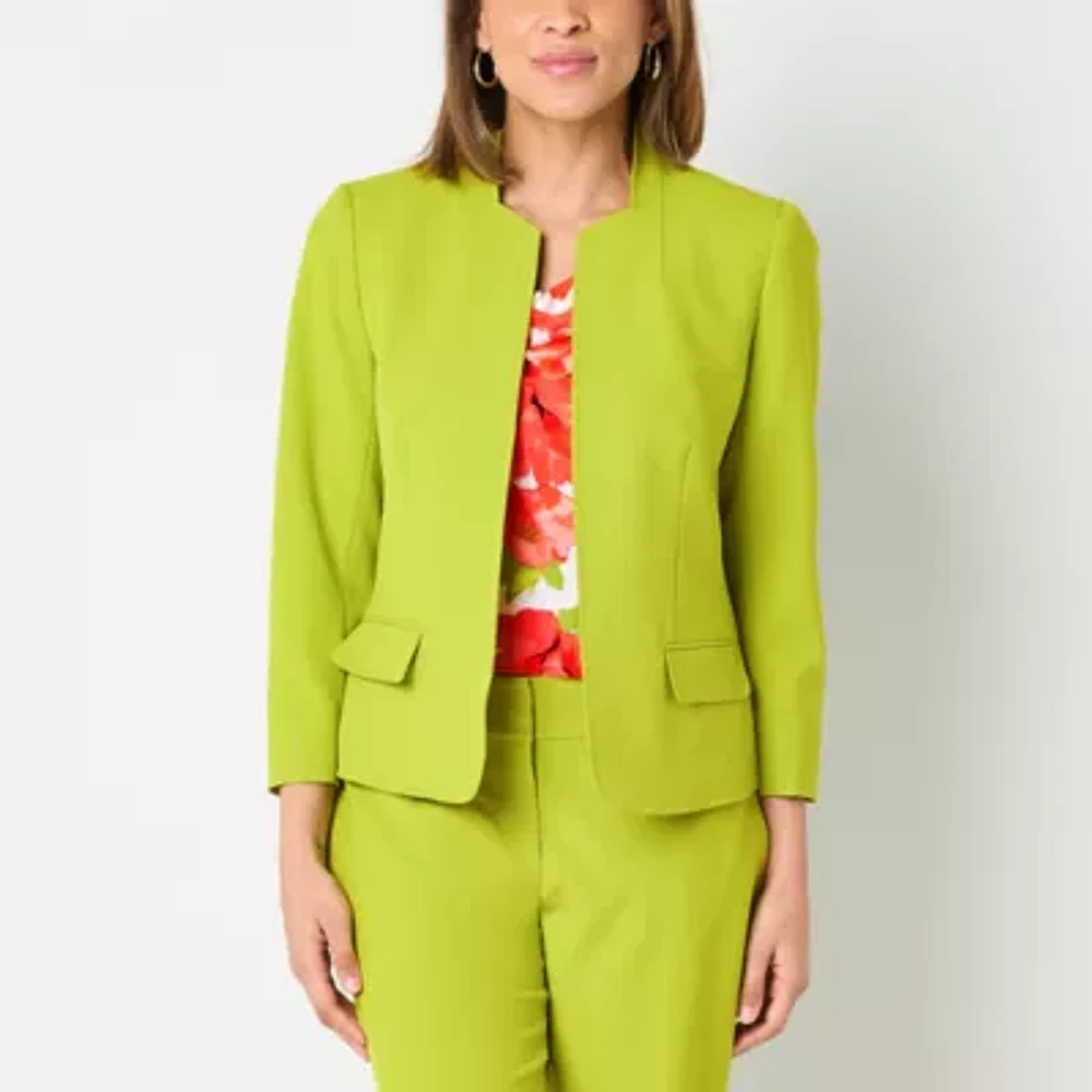 Black Label by Evan-Picone Womens Classic Fit Suit Jacket