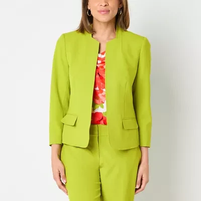 Black Label by Evan-Picone Womens Classic Fit Suit Jacket