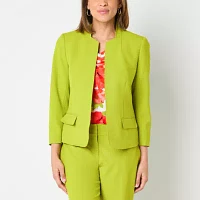 Black Label by Evan-Picone Womens Classic Fit Suit Jacket
