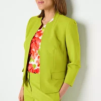 Black Label by Evan-Picone Womens Classic Fit Suit Jacket