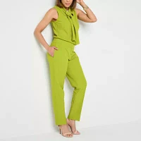 Black Label by Evan-Picone Womens Straight Fit Suit Pant