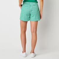 St. John's Bay Womens Mid Rise Chino Short
