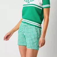 St. John's Bay Womens Mid Rise Chino Short