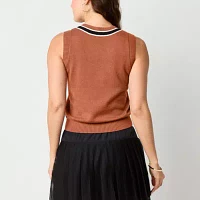 Stylus Womens V Neck Sweater Vest