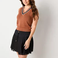 Stylus Womens V Neck Sweater Vest